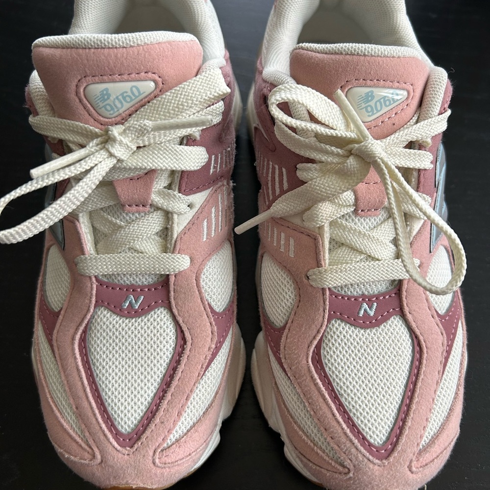 Pink and White Sneakers